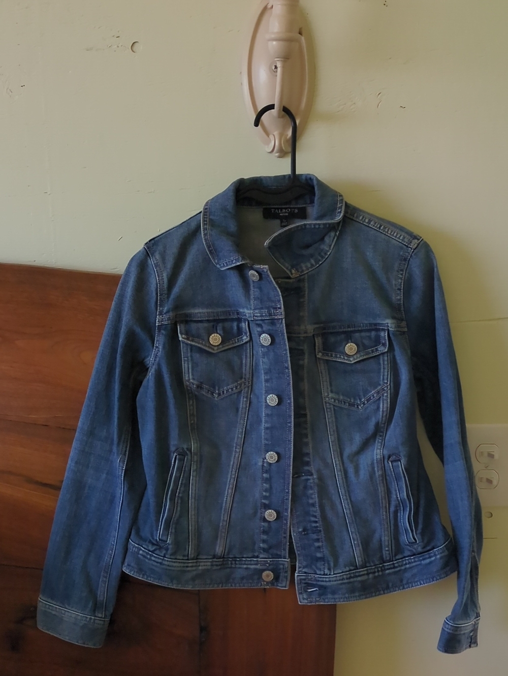 Talbots Classic Medium Blue Denim Jacket